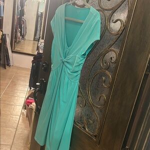 Elegant Teal Dress